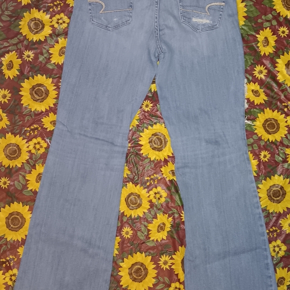 14 X Long American Eagle Artist Flare Jeans - Picture 4 of 4